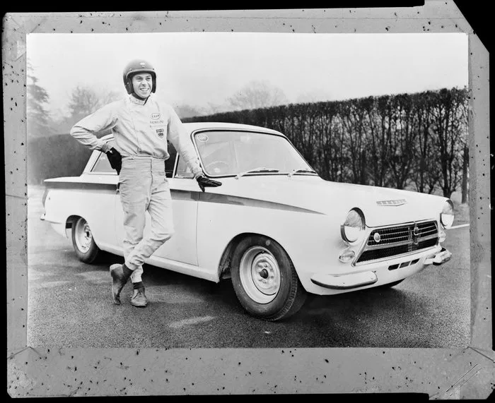 Ford car with driver