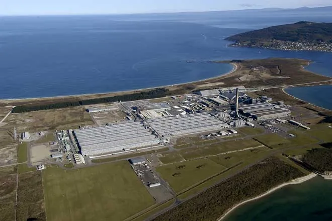 Tīwai smelter, Bluff, Southland