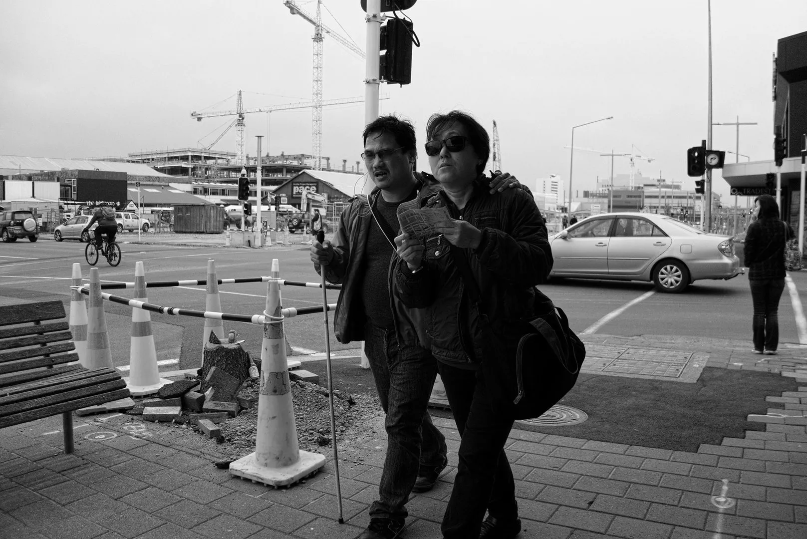 Map and repairs to St Asaph Street corner