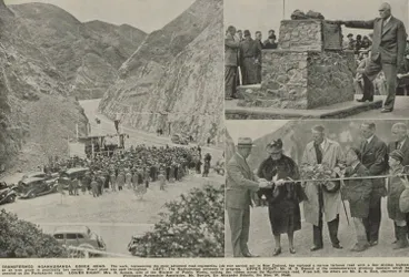 Image: Opening ceremony for the new roads at Ngahauronga Gorge and Paekakariki
