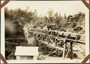 Image: Georges Creek Bridge, Huia, 1926