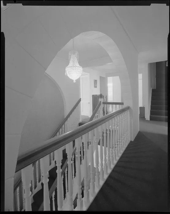 Hall and stairway, Todd house