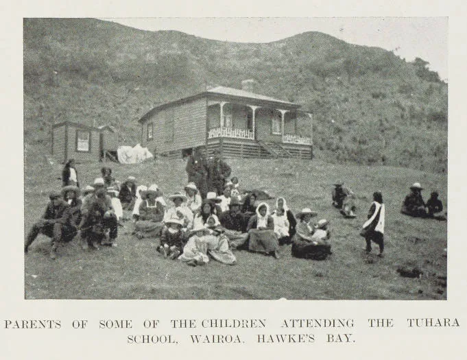 Parents of some of the children attending the Tuhara School, Wairoa, Hawkes Bay
