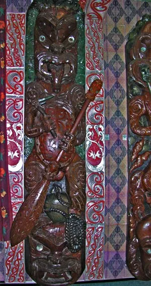 Carving of Pāoa