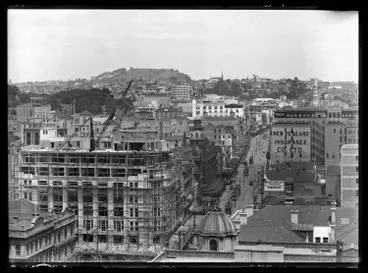 Image: Central Auckland from the Ferry Building Tower, 1927