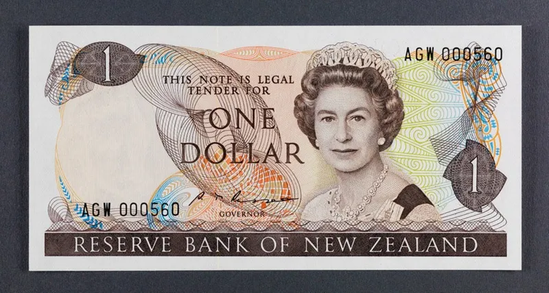 Reserve Bank of New Zealand 1981 One Dollar Fourth Series