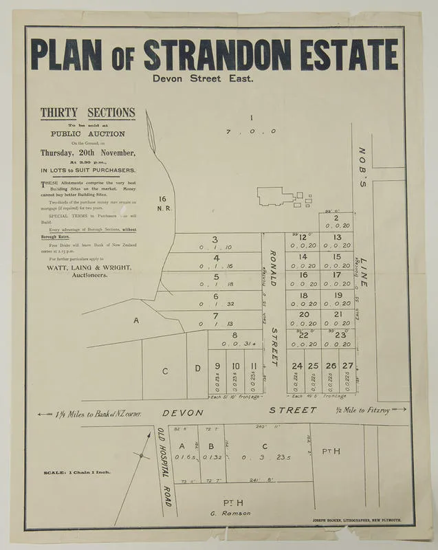 Plan of Strandon Estate [poster]