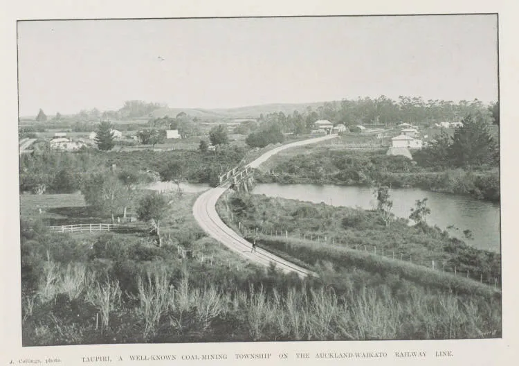 Taupiri, a well-known coal-mining township on the Auckland-Waikato Railway line