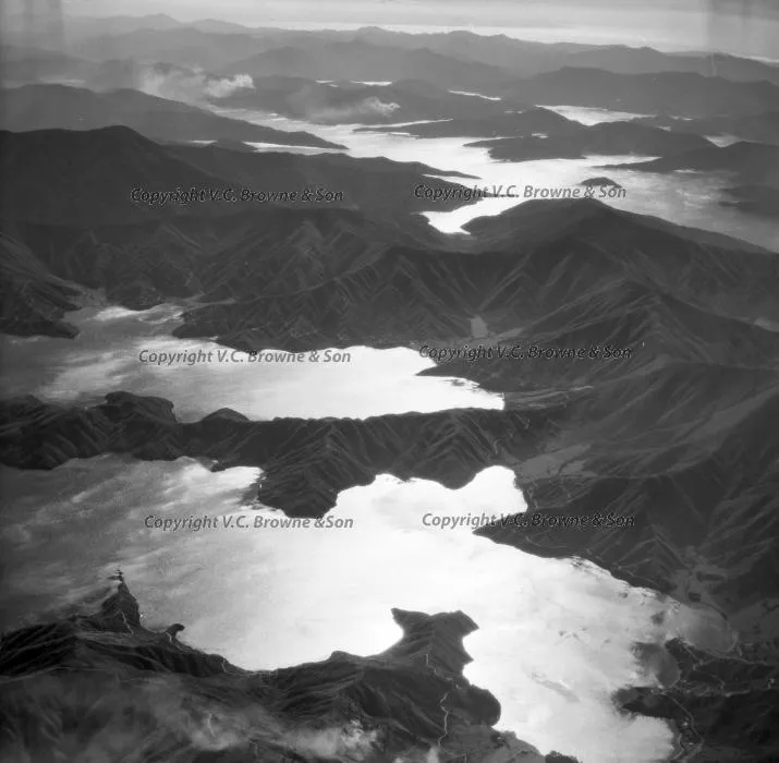 Looking West over Port Underwood to Queen Charl... (12662/12671)