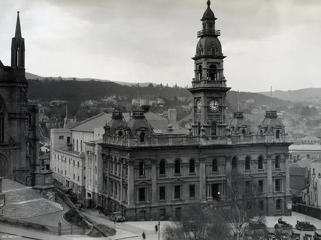 Newly Completed Dunedin Town Hall 1929