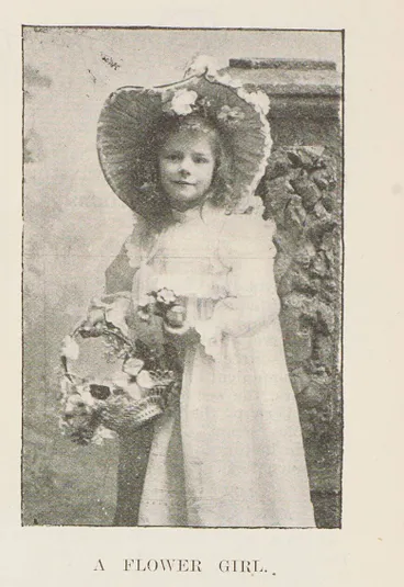 Image: A flower girl