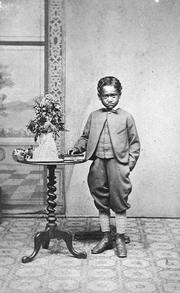 Image: Ngātau Omahuru – the 'Fox boy'