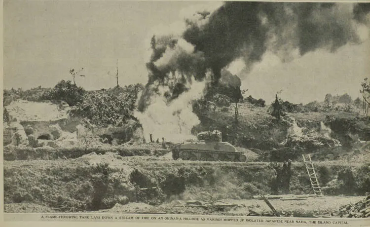 Fighting on Okinawa