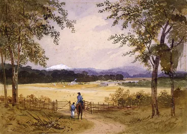 Image: [Fox, William] 1812-1893 :Westoe Rangitikei, Wellington province. W. Fox's place. 1864