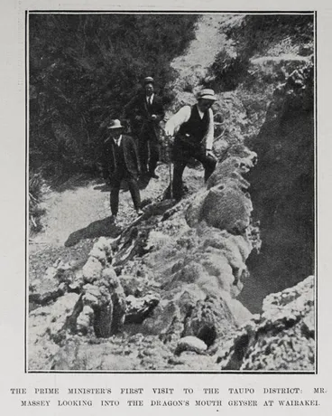 Image: The Prime Minister's first visit to the Taupo district