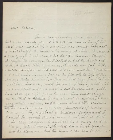 Image: Letters from Frieda Lawrence to Katherine Mansfield and John Middleton Murry