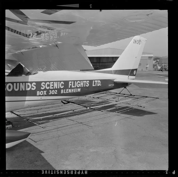 Plane of Sounds Scenic Flights Ltd, Blenheim, at Wellington Aero Club