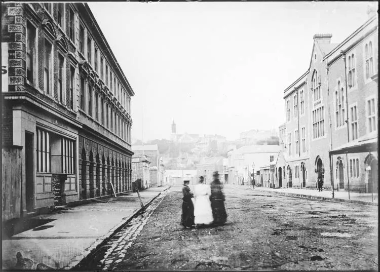 Fort Street, Auckland Central, 1880