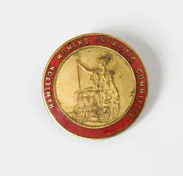 Badge – Women's Patriotic Committee, Hamilton Image: Badge – Women's Patriotic Committee, Hamilton