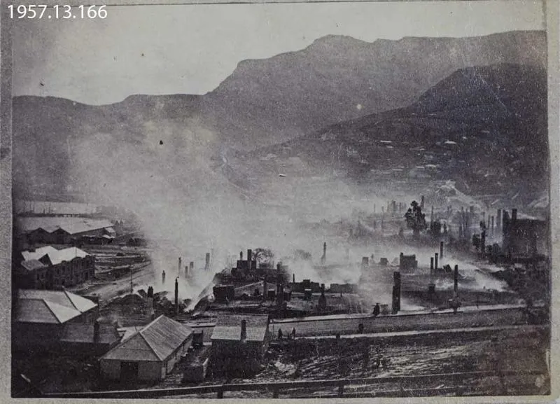 Photograph: Lyttelton after Fire