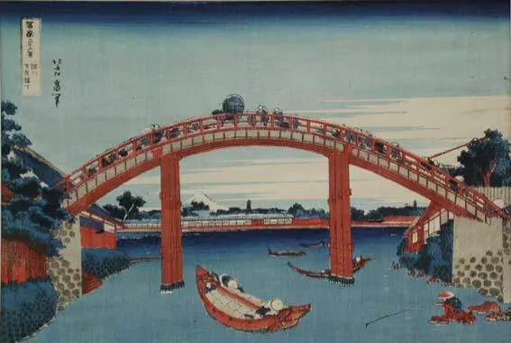 Fukagawa mannen-bashi no shita