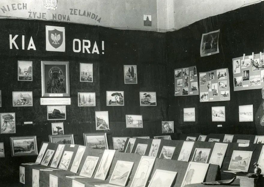 Exhibition of gifts for New Zealand from Polish soldiers