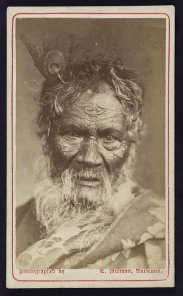 Image: Pulman, E (Auckland) fl 1860-1881 :Portrait of Te Hore Hore