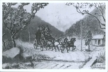 Image: Old Coaching days: Otira Valley in the Eighties