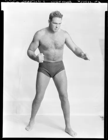 Image: Wrestler, 'Wee Willie' Davis