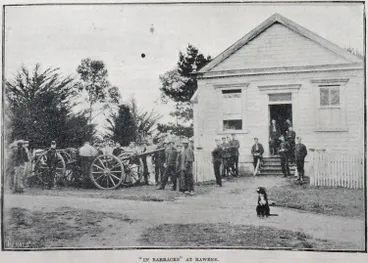 Image: 'IN BARRACKS' AT RAWENE