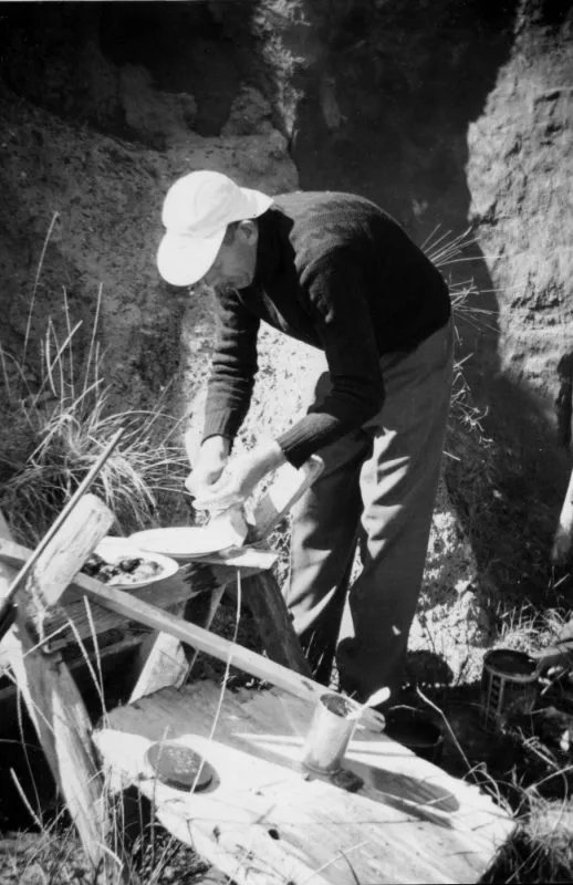 Kelvin Burden at Fishing Hut