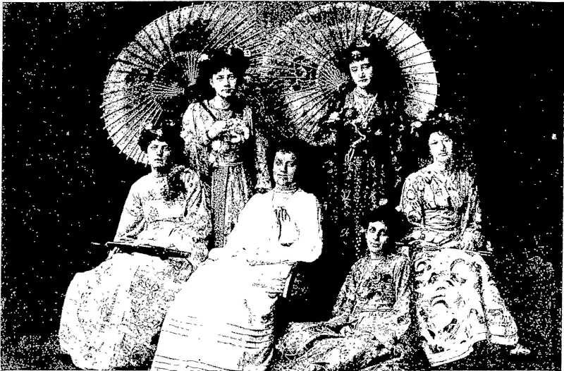 PERFORMERS IN THE JAPANESE DANCE (Otago Witness, 27 December 1905)