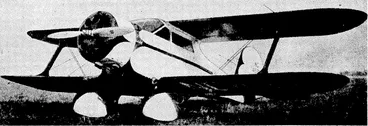 Image: MACHINES FOR THE AIR RACE (No. 20):—The Beechcraft machine entered by Mrs. Louise tltaden (America) is competing in the speed and handicap sections. It is powered by a 420 h.p. Wright engine and has top speed of over 200 m.p.h., but the cruising speed is reckoned at about 170 m.p.h. The Beechcraft will be piloted by Mr. and Mrs. Thaden if the machine starts. In general lines the Beechcraft is not unlike the Wellington Aero Club's Waco, but the, engine is much more powerful. (Evening Post, 09 October 1934)