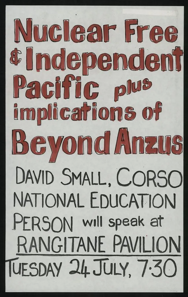 Nuclear Free public meeting notice