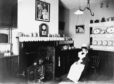 Image: Kitchen interior and maid