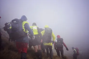 Image: Volunteers at work