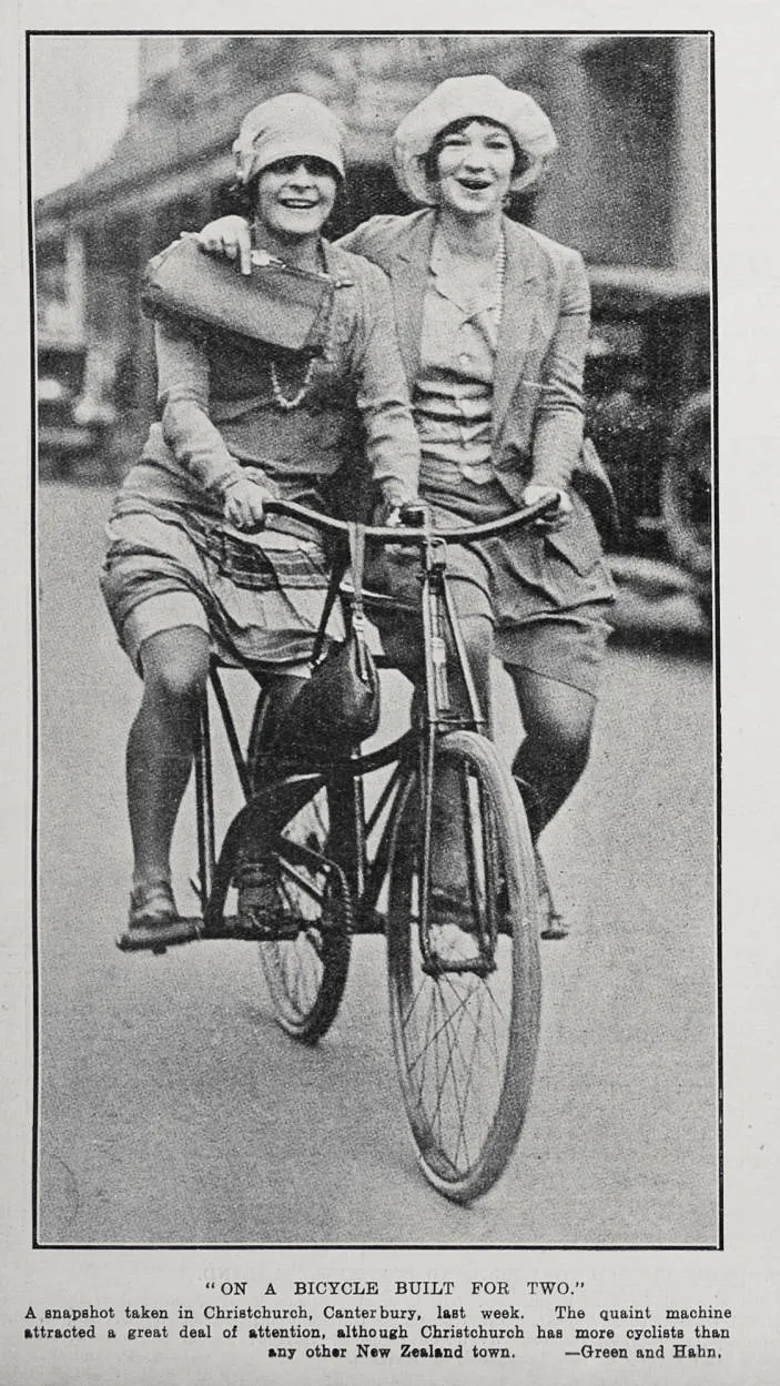 On a bicycle built for two