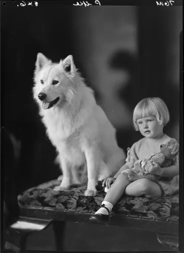 Image: Pike, Girl and Dog