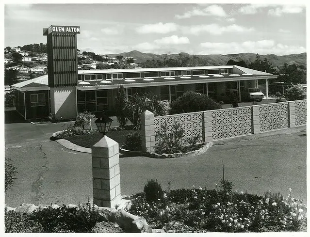 Wellington City Views: Exterior of Glen Alton Motel, Johnsonville