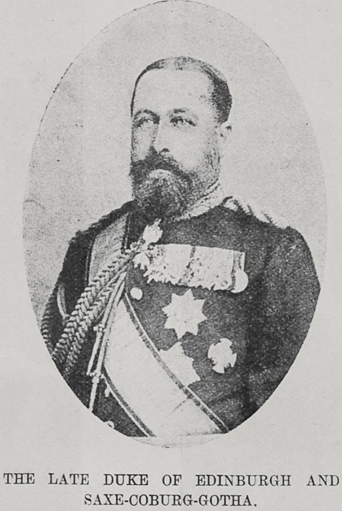 The late Duke of Edinburgh and Saxe-Coburg-Gotha