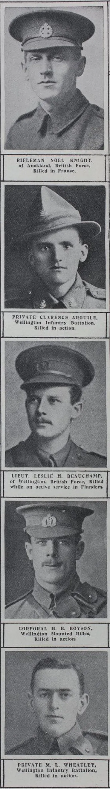 Image: New Zealand's Roll of Honour: Officers, non-commissioned officers and men killed in the world war