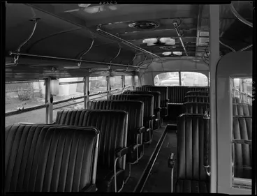 Image: Bus interior, New Zealand Motor Bodies Limited