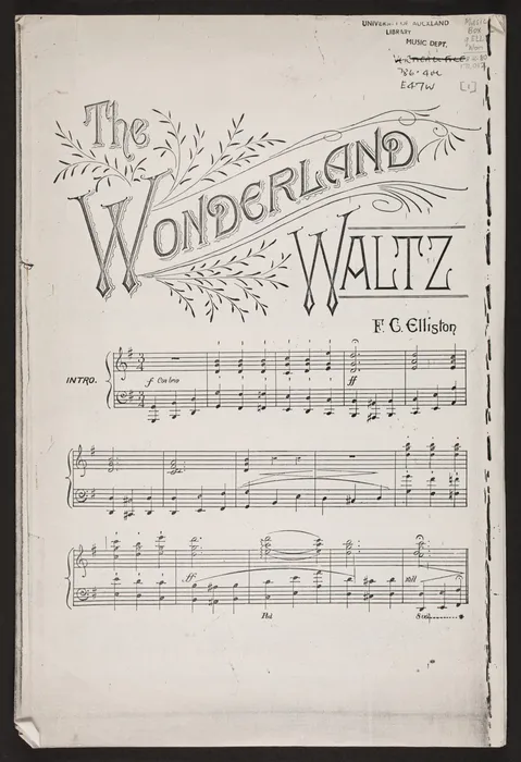 The wonderland waltz / F.C. Elliston.