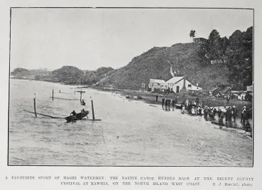 Image: A Favourite Sport Of Māori Watermen