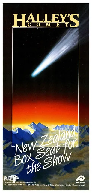 'Comet Tours' - Halley's Comet brochure - Tourist and Publicity Department - 1986