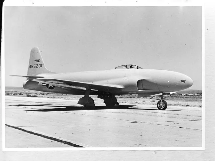 Lockheed P-80 Shooting Star jet fighter aeroplane