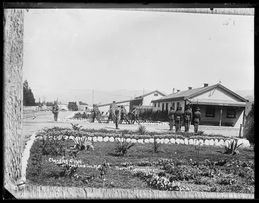 Image: Changing guard at Featherston Military Camp