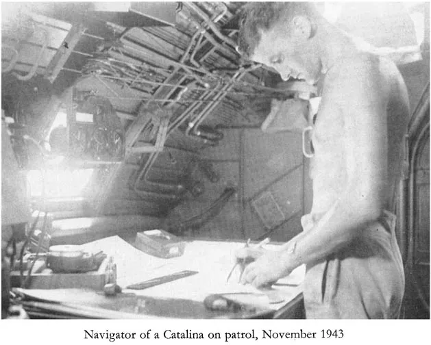 Navigator of a Catalina on patrol, November 1943