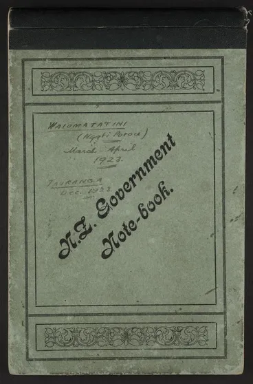 Image: Andersen, Johannes Carl, 1873-1962 : Diary