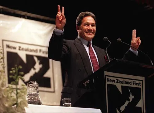 Winston Peters, 1999